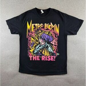 Metro Boomin x American Apparel The Rise Comic T Shirt Mens Black Size L Hip Hop